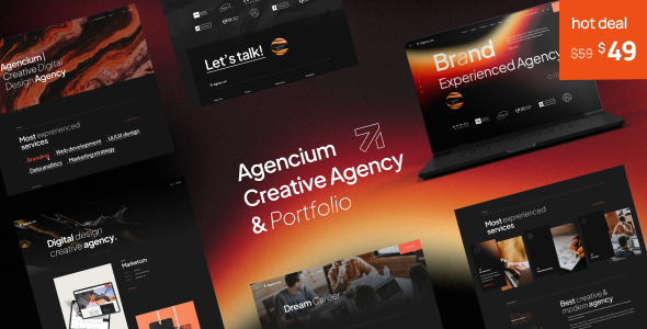 Agencium | Creative Agency & Portfolio WordPress Theme Logo